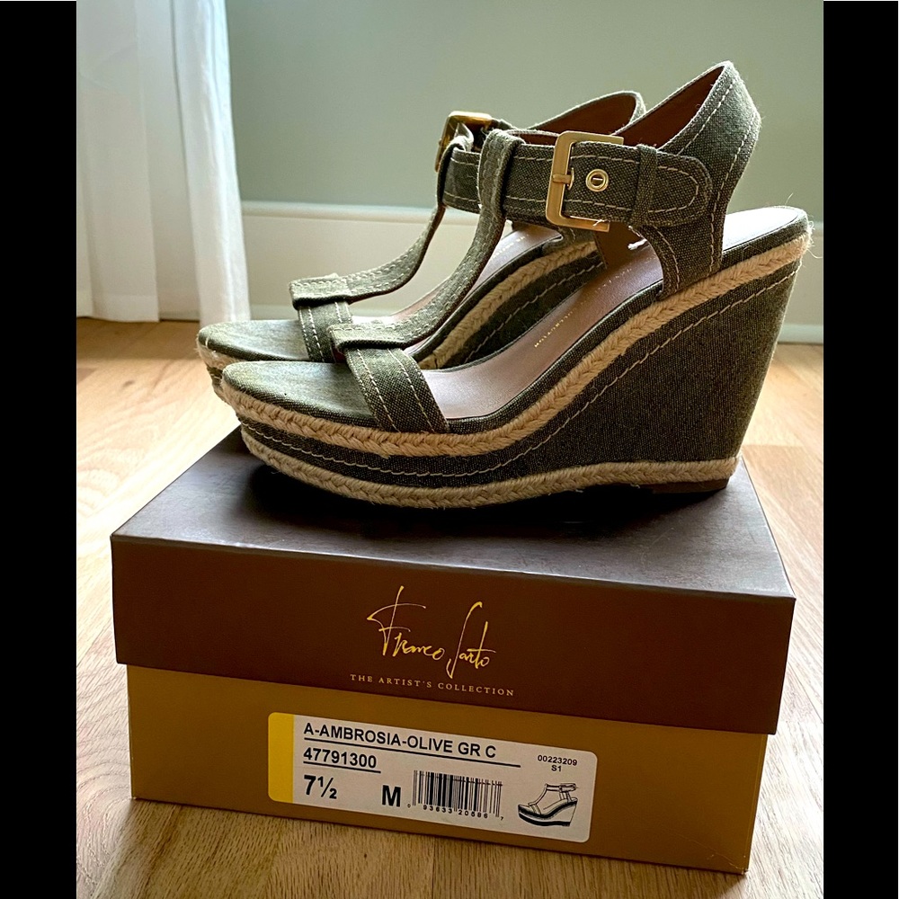Franco Sarto wedges. Size 7.5